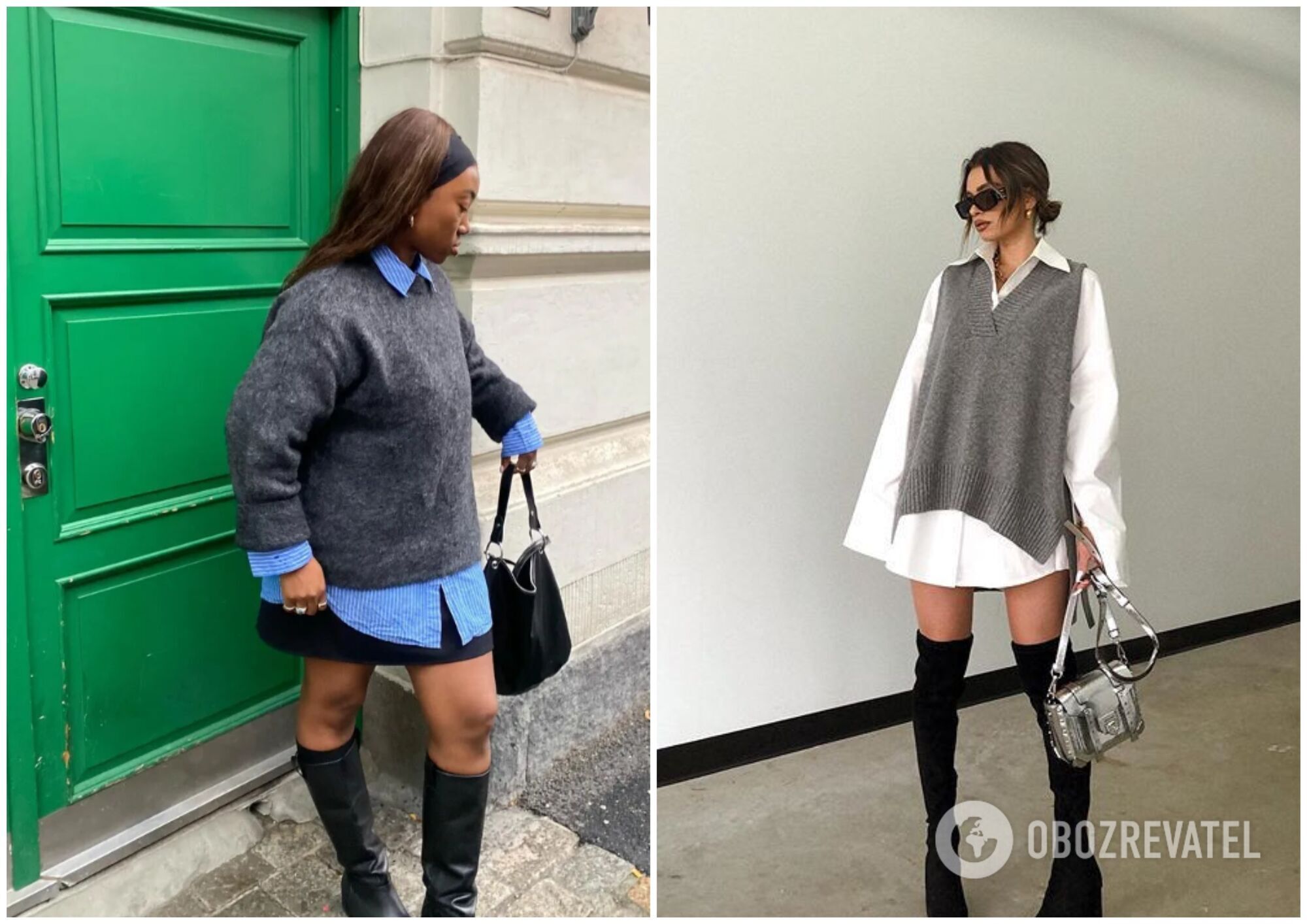 7 anti-trend outfits worn by women in London, Paris and Stockholm. Photo