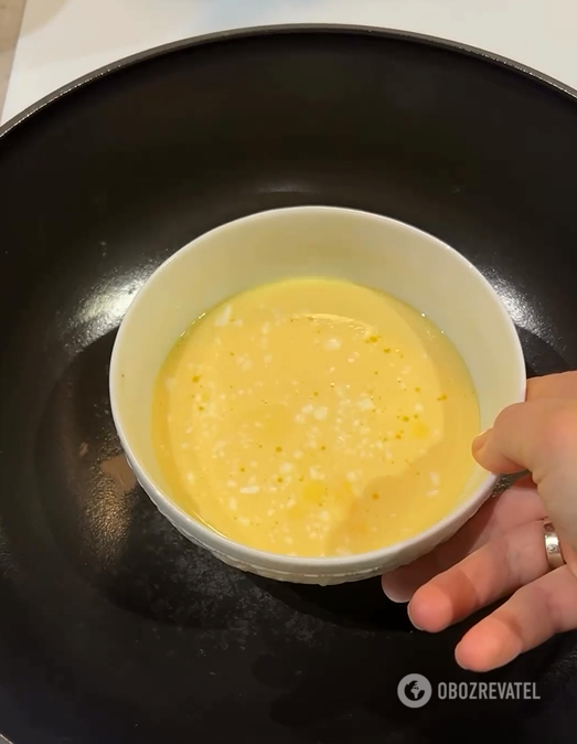 How to make tall omelet without a frying pan or oven: it will turn out healthy too