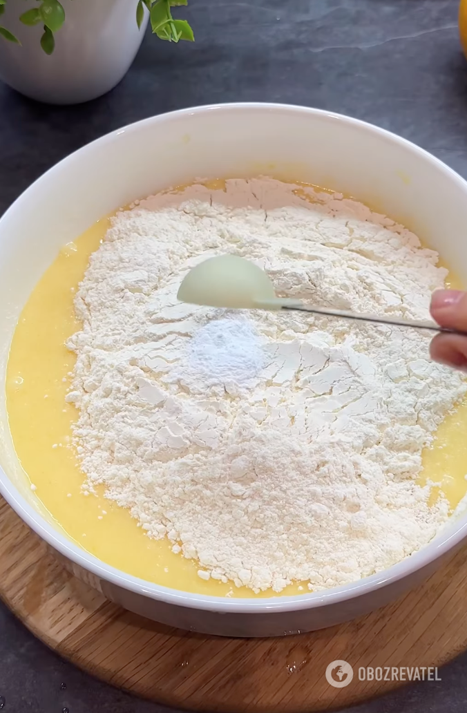 Flour for dough