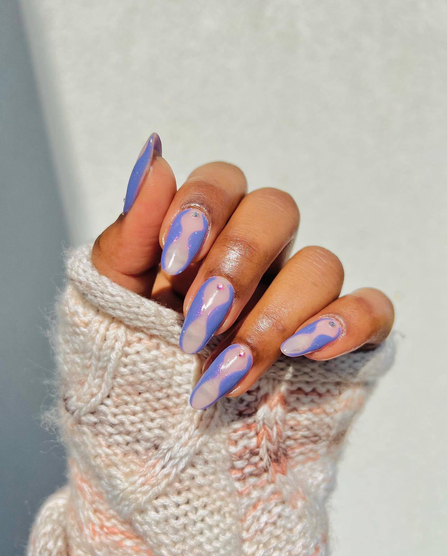 All shades of purple. 10+ trendy manicure options for this spring