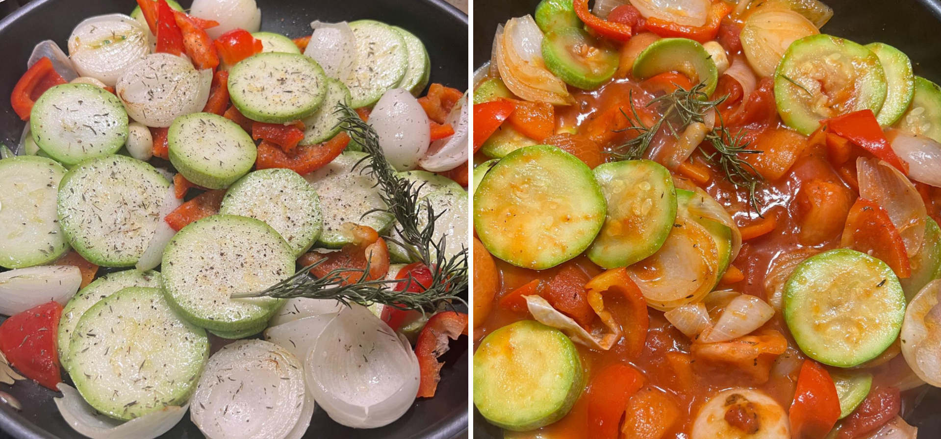 Ratatouille in a pan