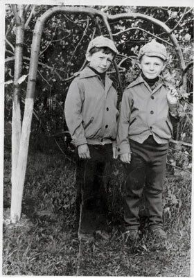 Ihor (po prawej) ze swoim starszym bratem Dmytro