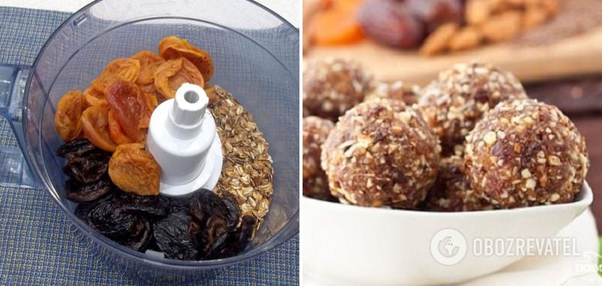 Making candies from dried fruits