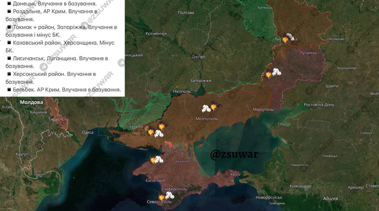 Minus six facilities: Defense Forces organized a ''bavovna season'' at occupants' warehouses and bases