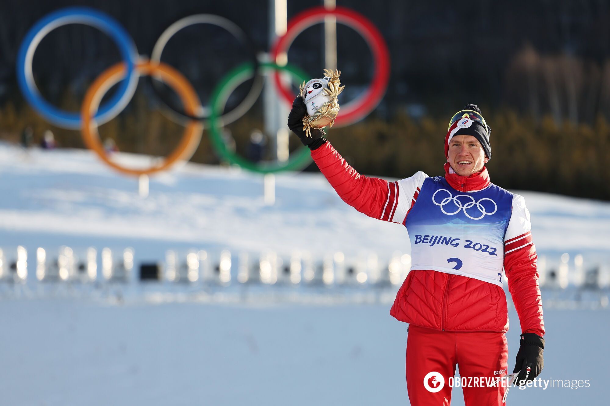 Alexander Bolshunov at the 2022 Olympics