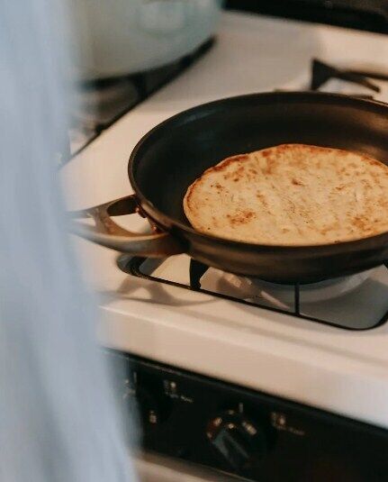 Breads without baking in a pan