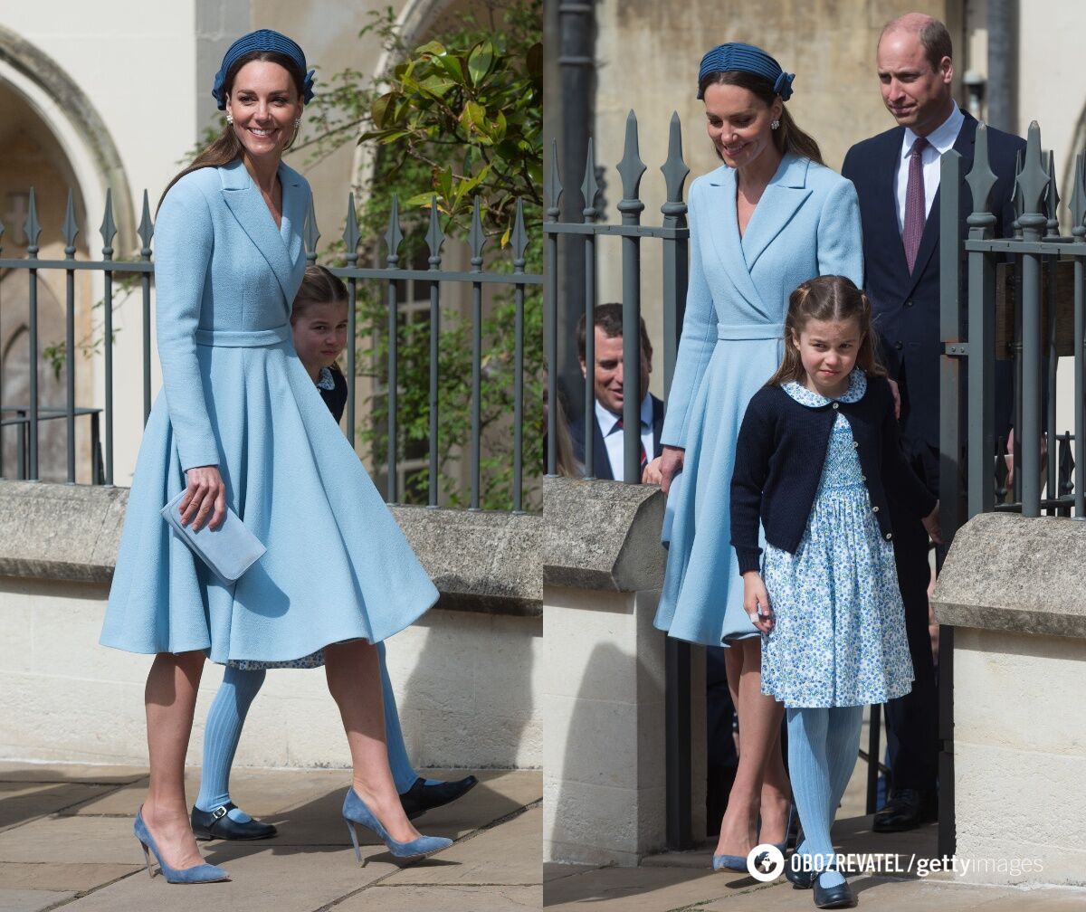 5 okazji, w których Kate Middleton i jej córka Charlotte pojawiły się publicznie w sparowanych stylizacjach. Fot.
