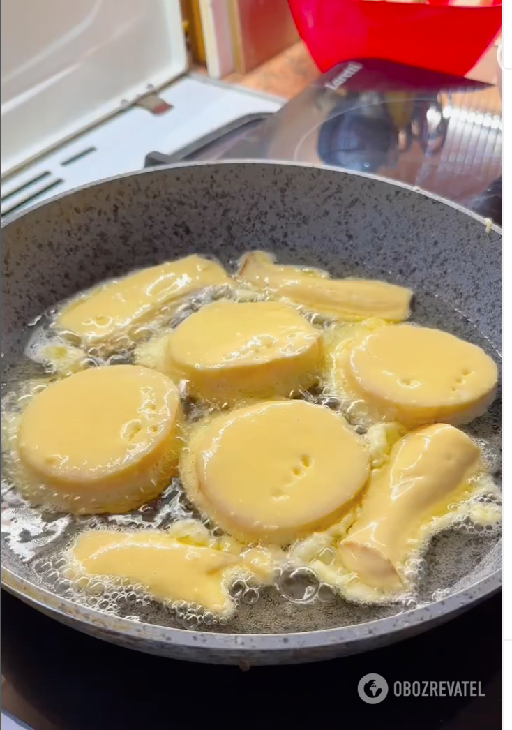 Cooking mushroom chops