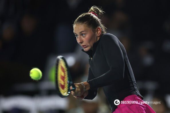 ''It was tripping! I wanted to hit them in the head with a ball.'' Kostyuk recounts how she was taken off the court during a match with Russians