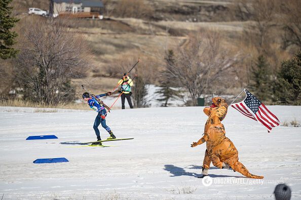 For the first time in history. The Biathlon World Cup relay ended with a sensation