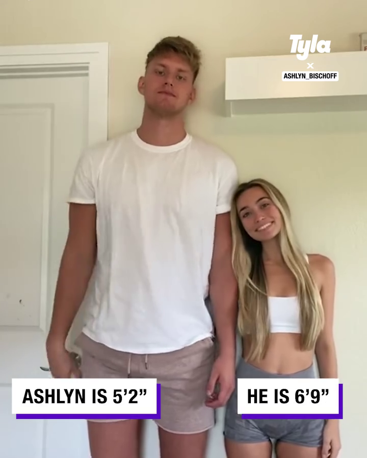 The 210-cm basketball player showed what he was doing with his 155-cm girlfriend. The video has collected 7.8 million views