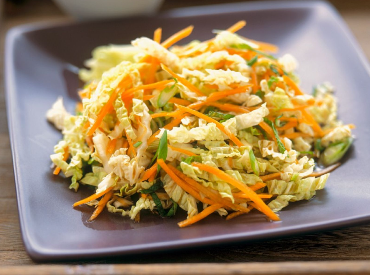 Cabbage salad without mayonnaise
