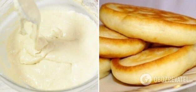Dough for pancakes