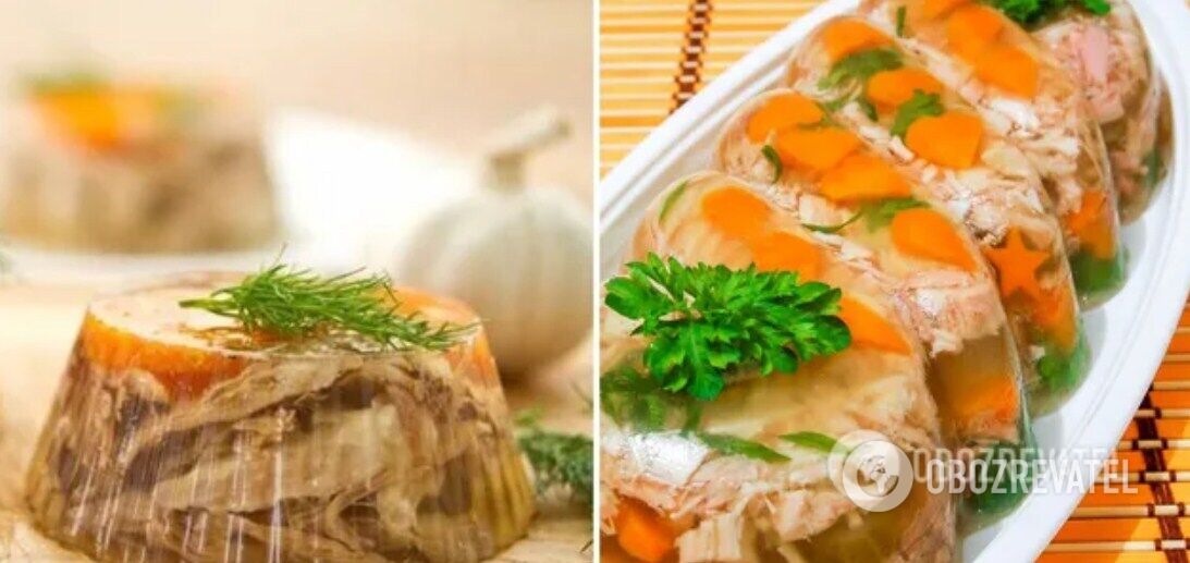 How to cook transparent aspic