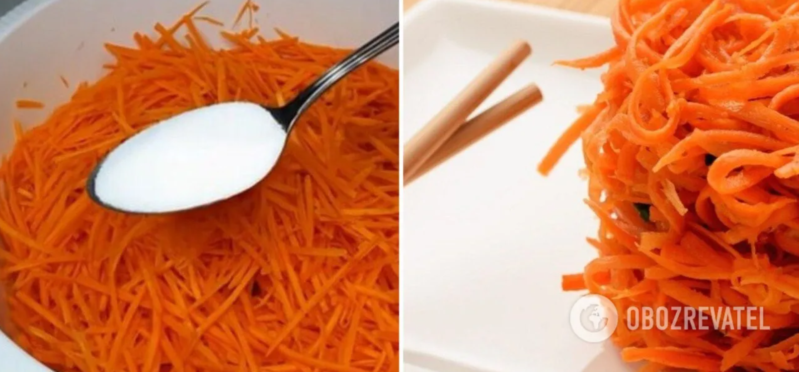 Korean carrot recipe without seasoning