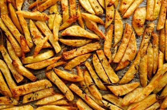 Recipe for crispy fries in the oven