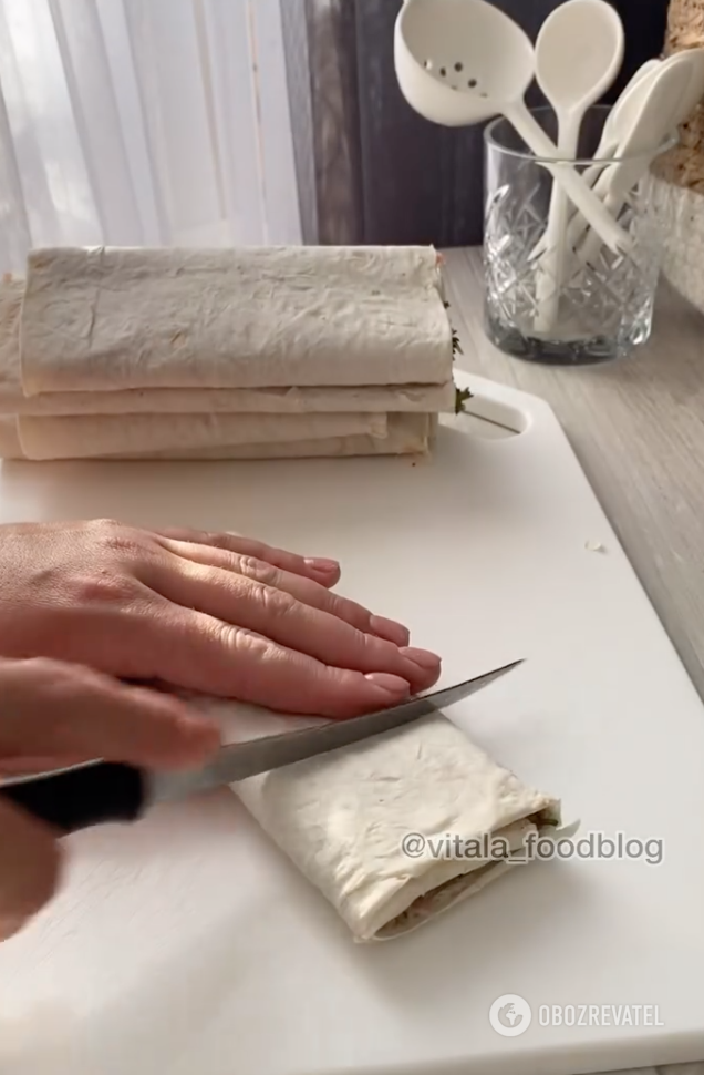 Pita bread envelopes