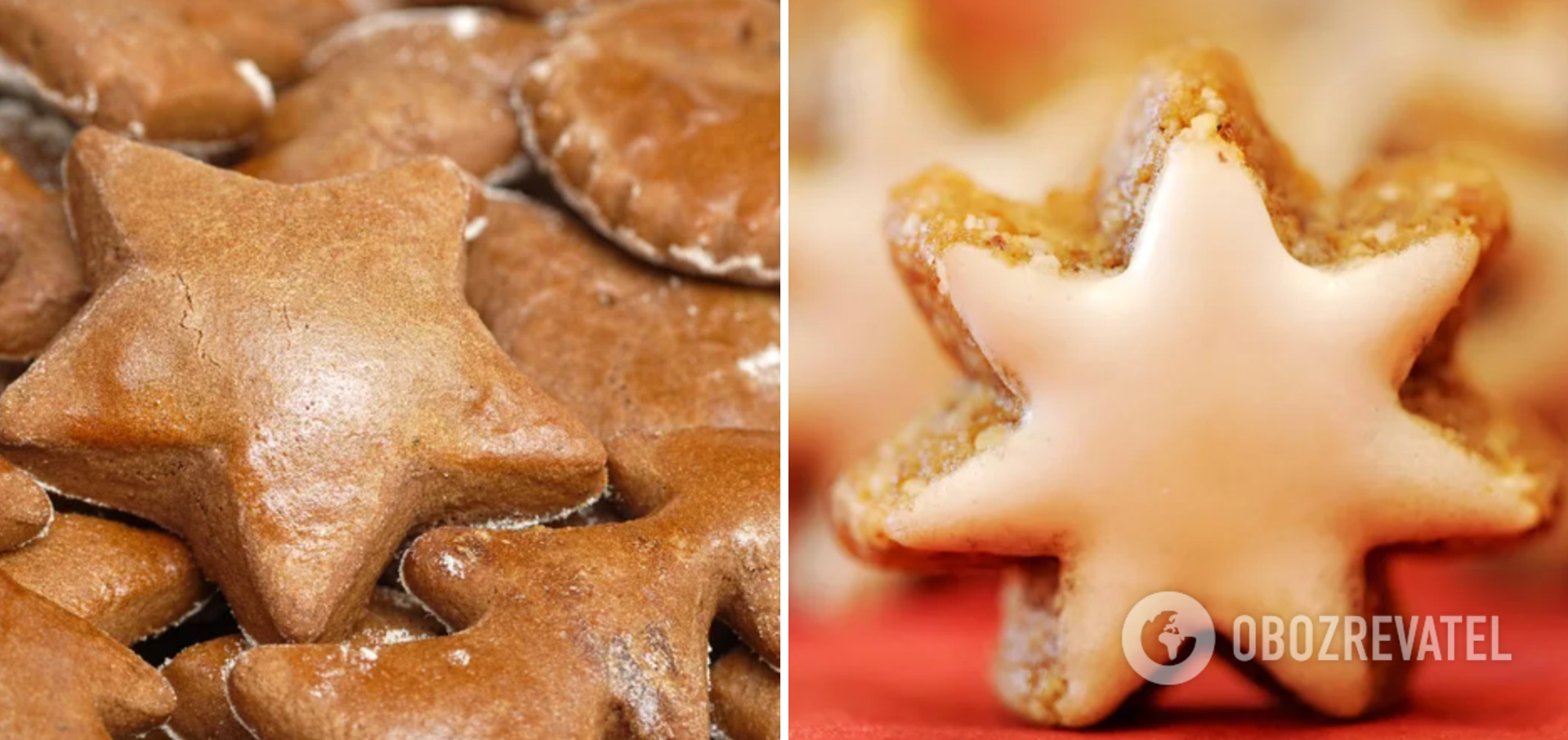 Gingerbread cookies with icing