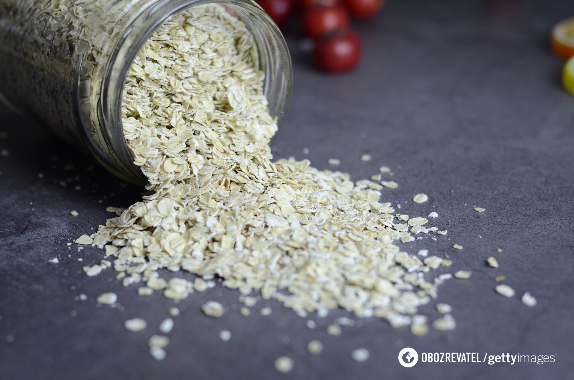 Oatmeal  cooked without boiling