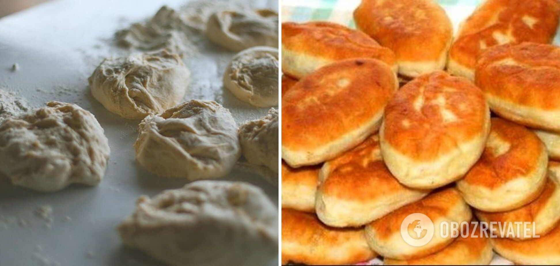Yeast-free dough for fried pies