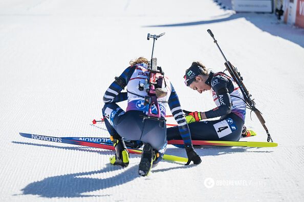 The Biathlon World Cup race was marked by an incredible denouement in the last meters. A video has been released