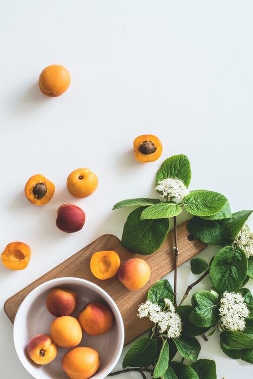 Desserts and pastries with apricots