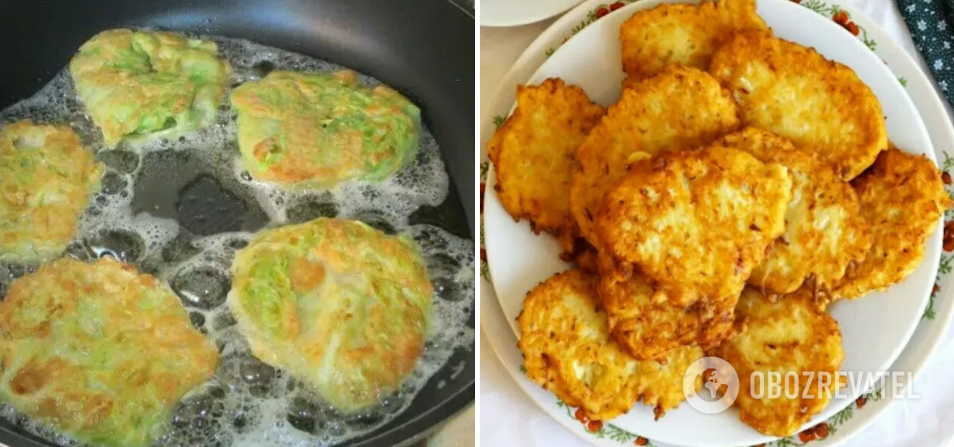 Cabbage in batter
