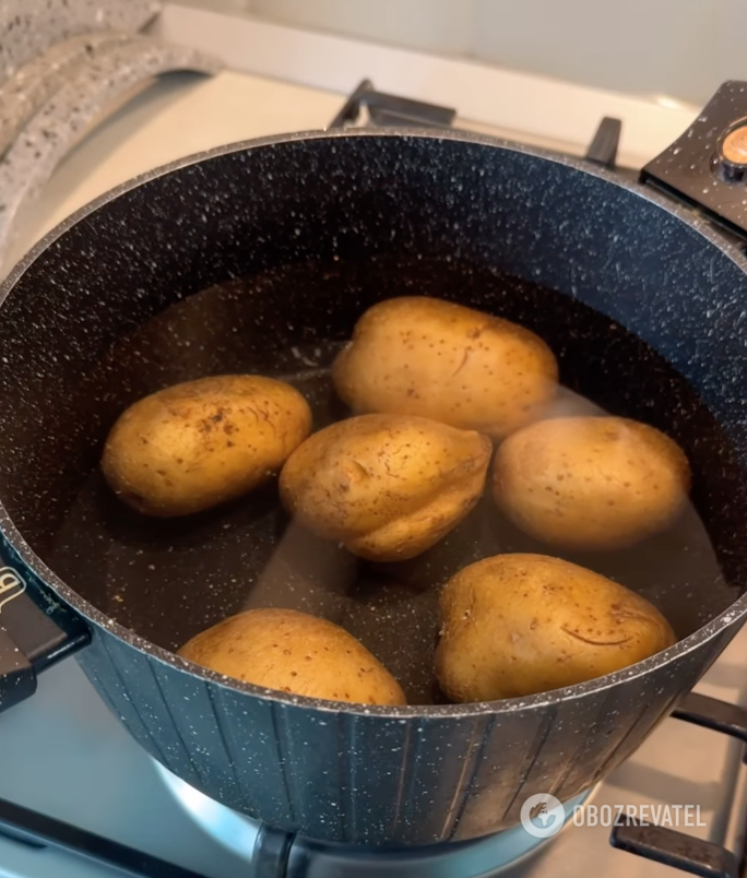 Potatoes for the dish