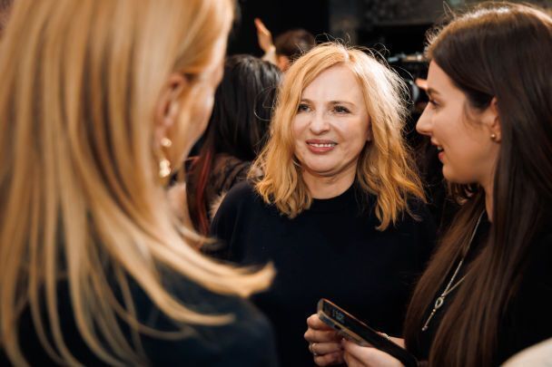 Kuzma Scriabin's wife and daughter, who rarely go out, attended the premiere of Me, Victory and Berlin. Photo