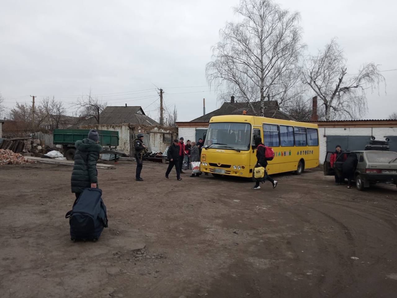 Tylko w ciągu ostatnich trzech dni ponad 180 mieszkańców opuściło społeczność Wełykopysariwska w dzielnicy Ochtyrka