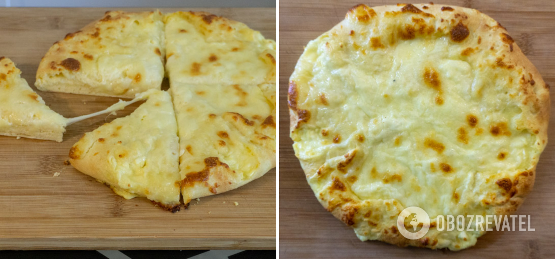 Khachapuri on kefir