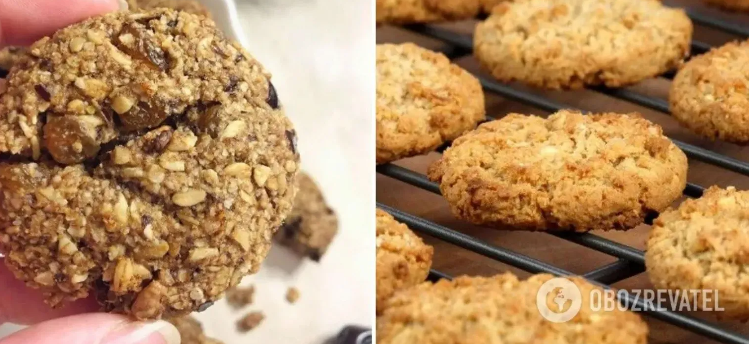 Homemade oatmeal cookies in 20 minutes