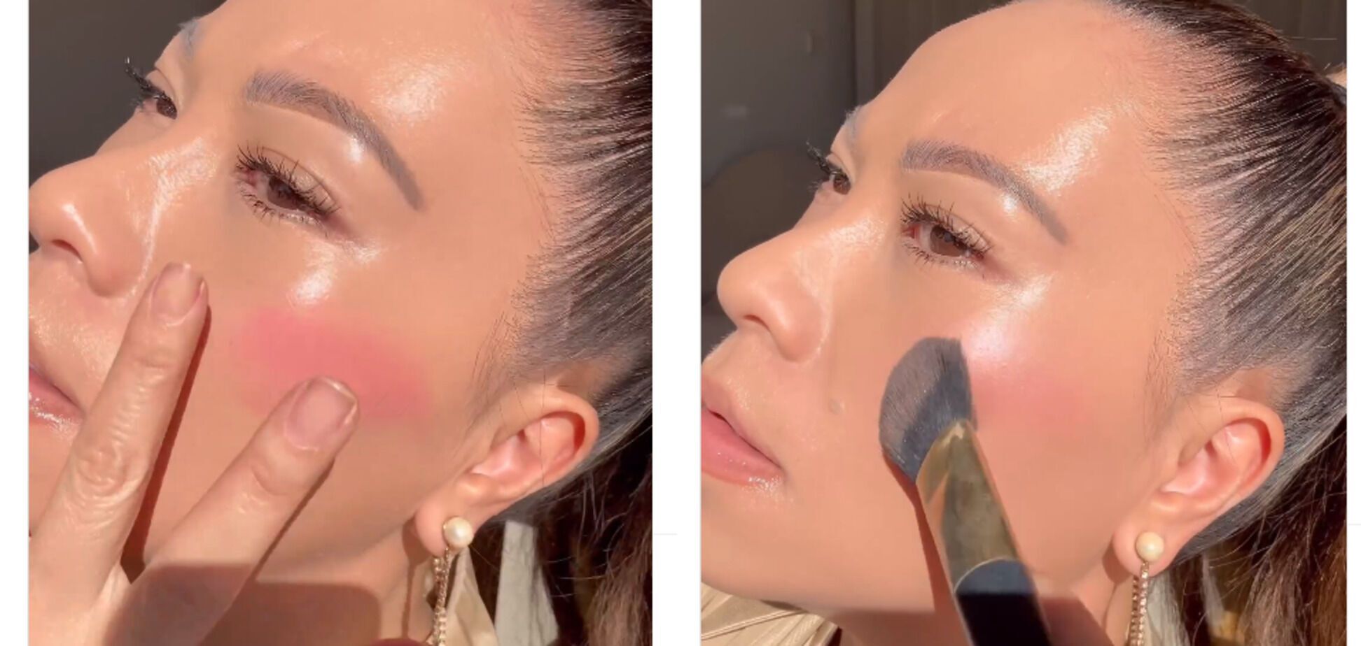 How to apply blush to make it look as natural as possible: a simple makeup hack