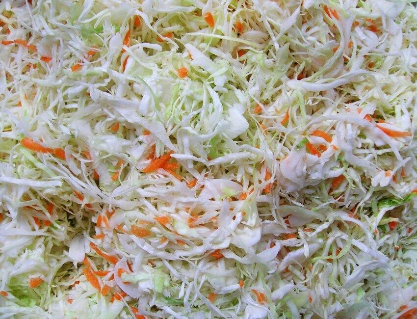 Cabbage with carrots