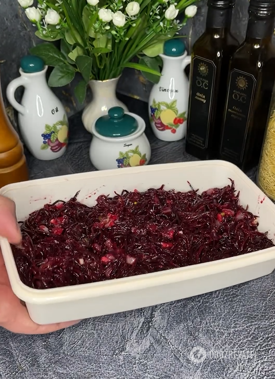 Delicious pickled beets that are ready overnight: better than any salads