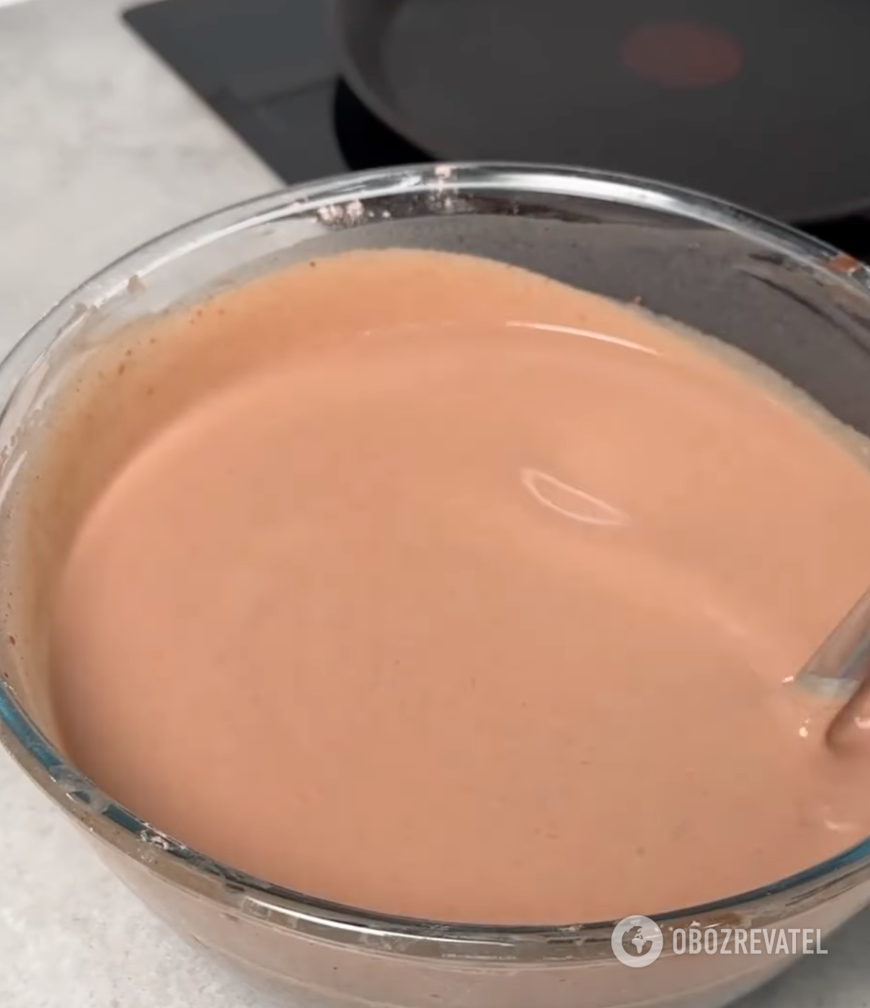 Ready-made pancake batter