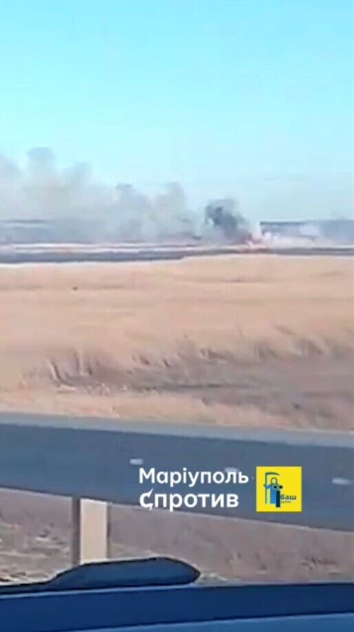 Ukrainian partisans have found where an enemy Su-34 aircraft was shot down in the Mariupol sector