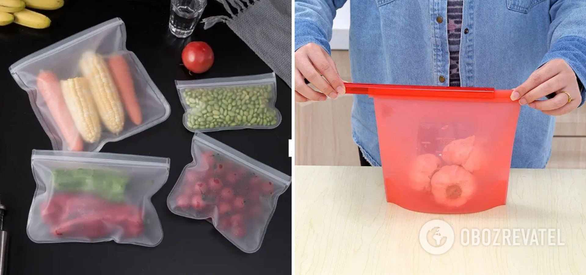 How to store food in a ziplock bag