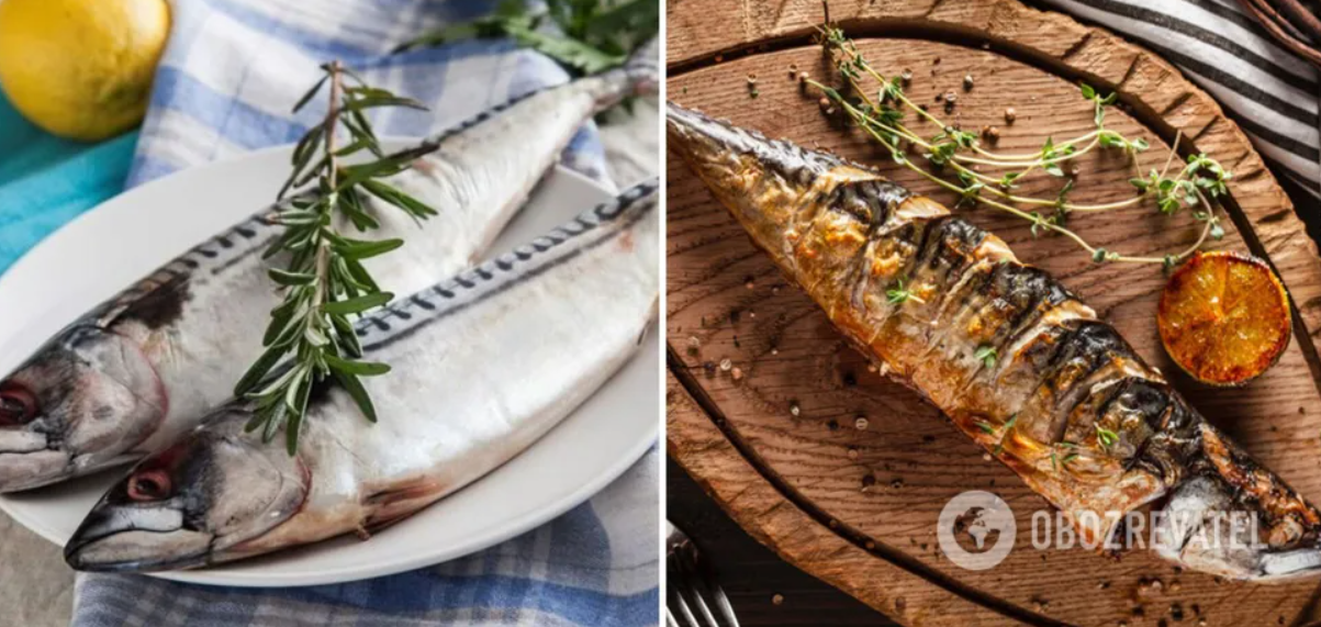 How to bake mackerel with onion and tomato deliciously