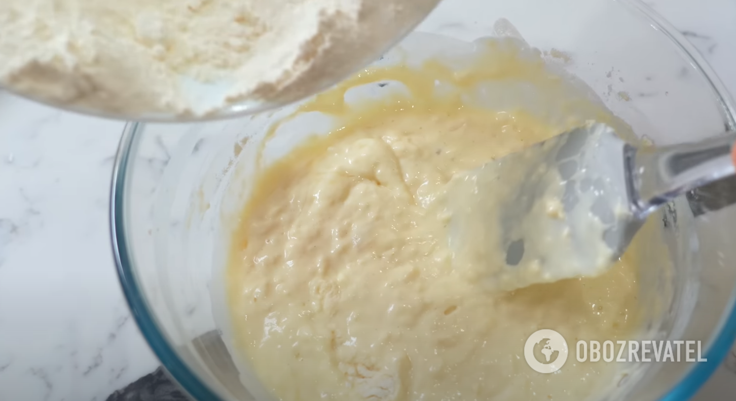 Liquid dough recipe