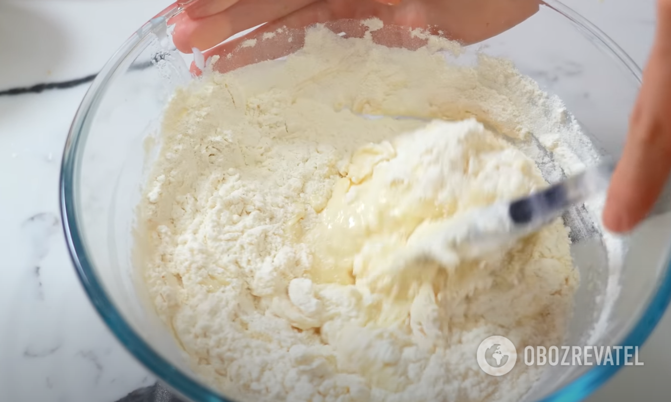 Preparation of the dough