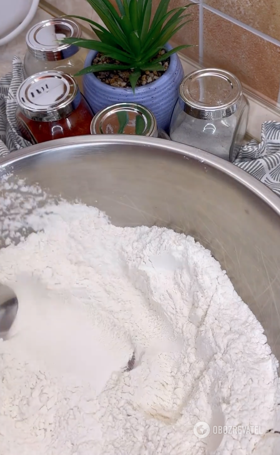 Flour with baking powder