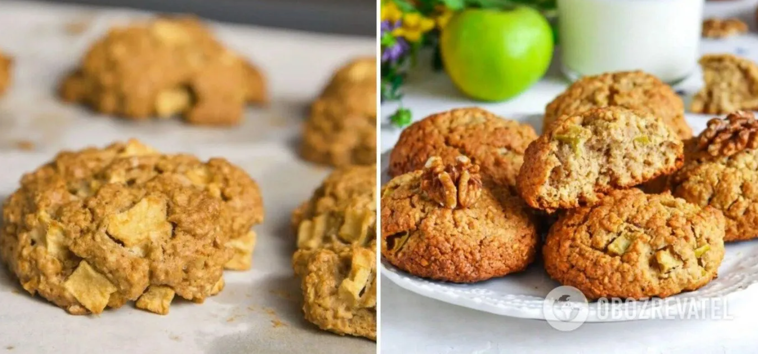 Homemade oatmeal cookies in no time