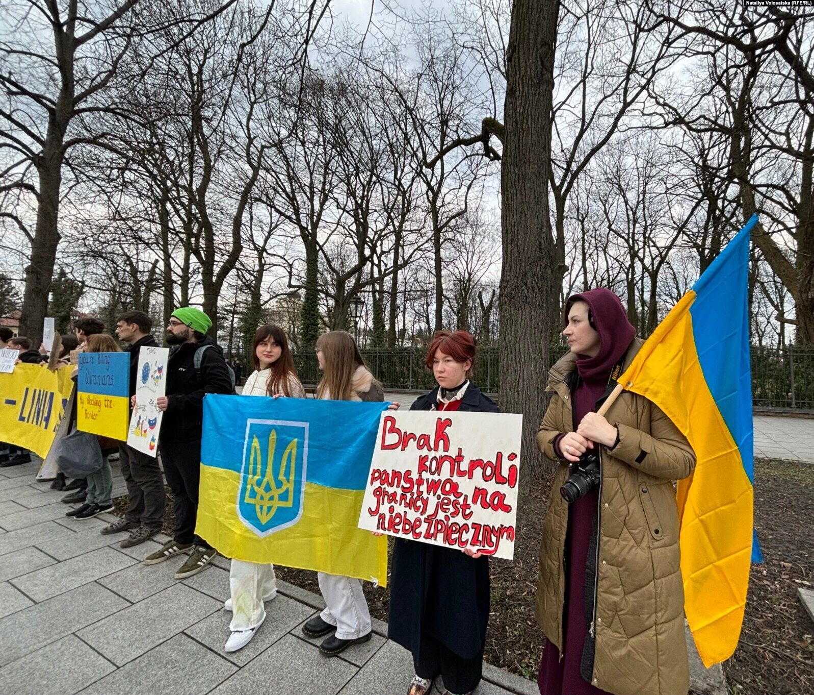 ''The border is a lifeline'': protest against Poland-Ukraine border blockage takes place in Warsaw. Photo