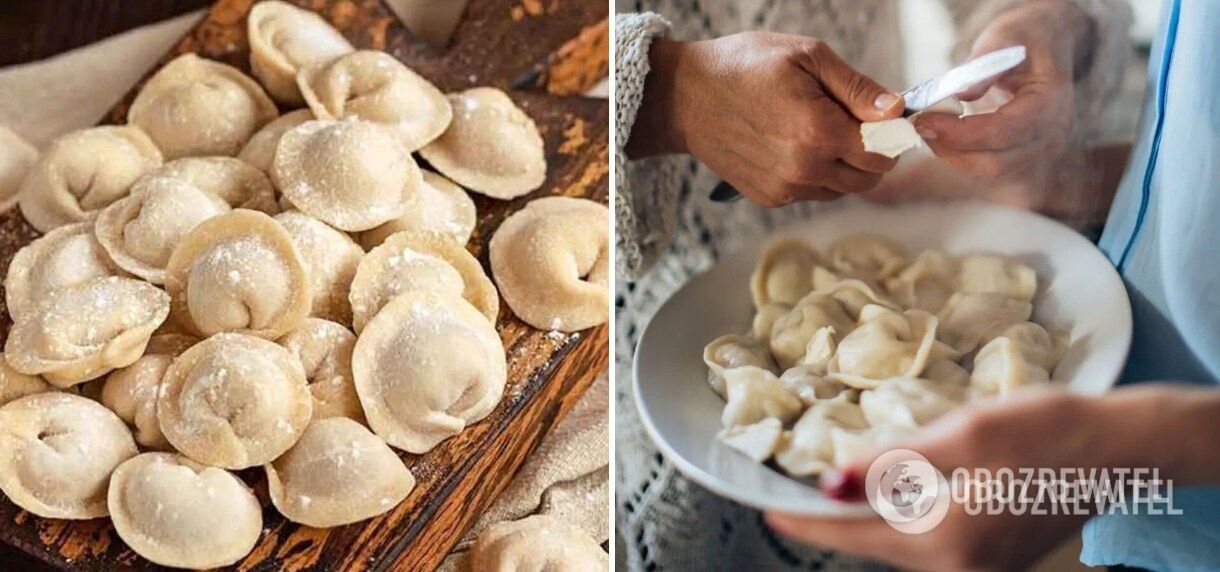 The simplest dough for dumplings: it is very budget and does not stick to hands