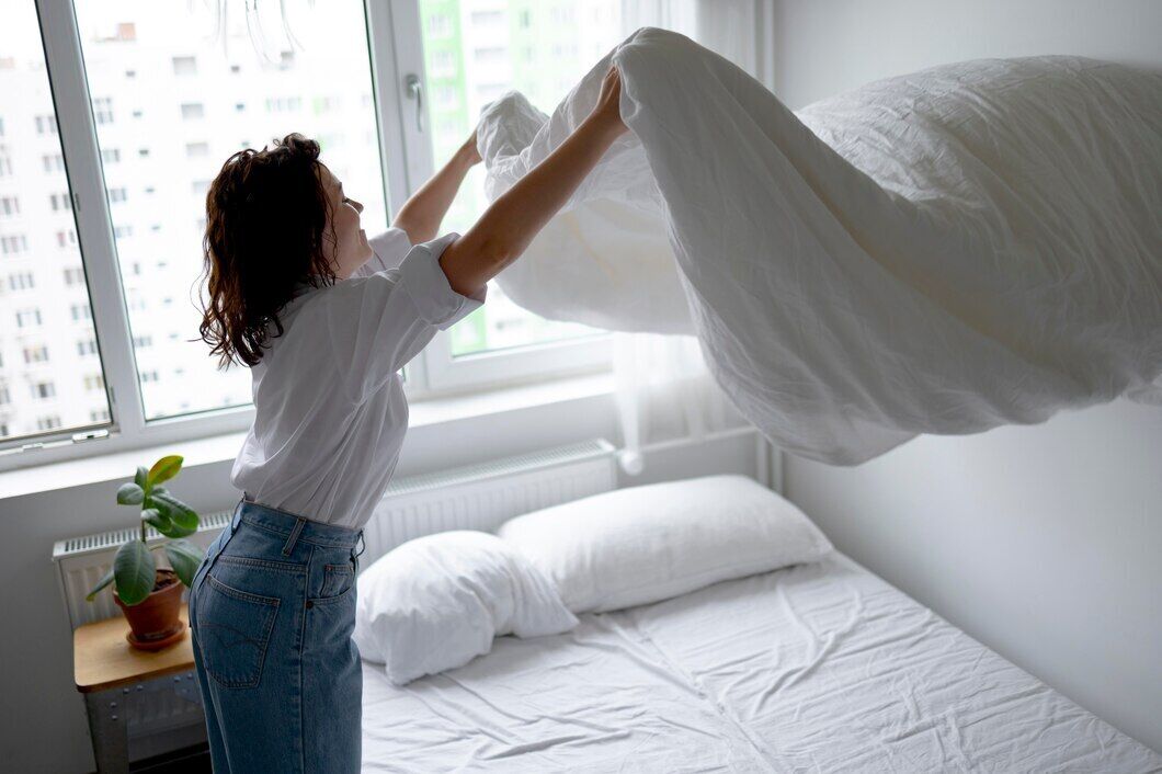 No need for a washing machine: how to clean and refresh a blanket after winter