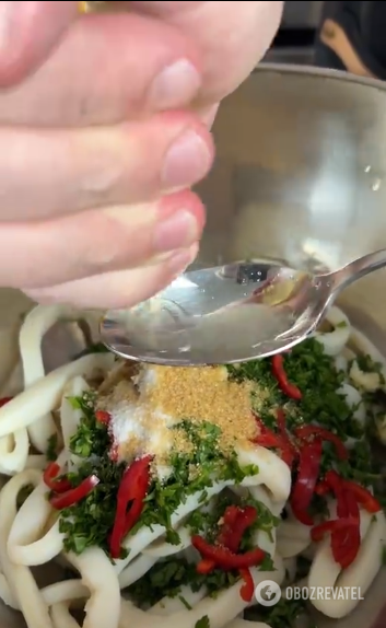 How to marinate calamari: recipe for a quick appetizer