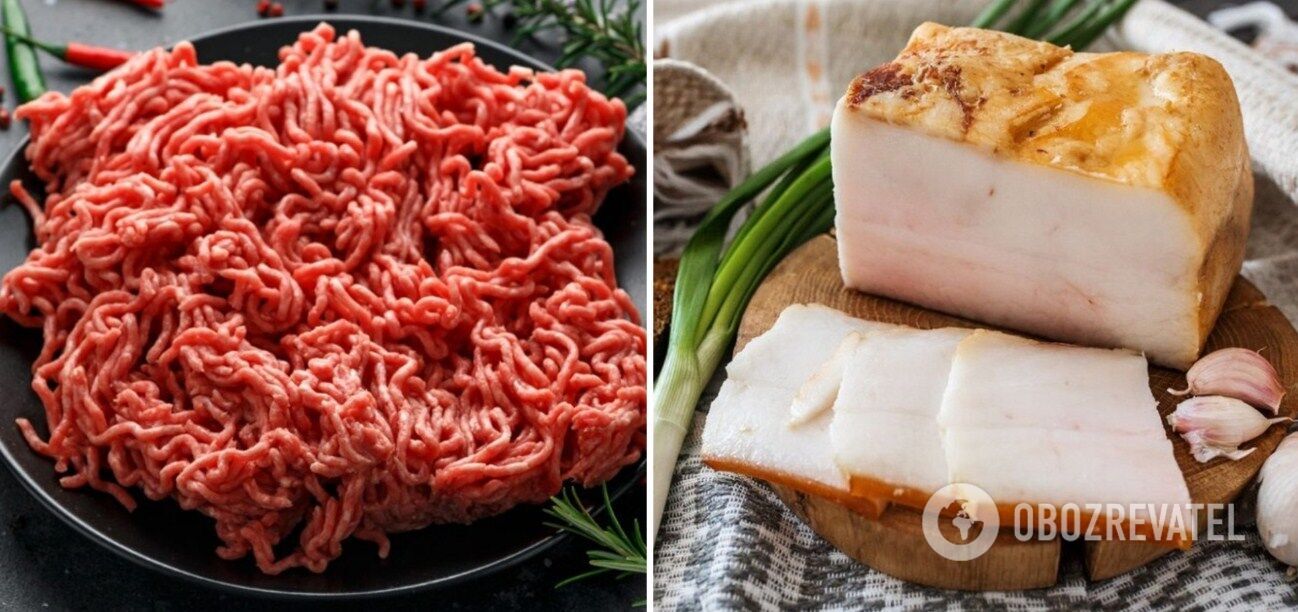 Why add lard to minced meat