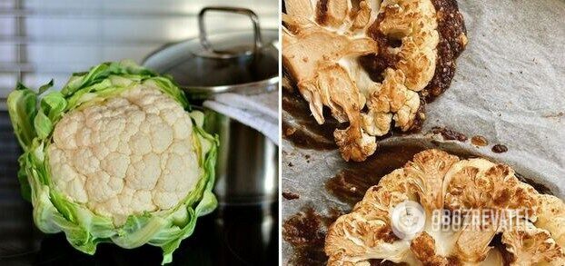 Cauliflower for cooking