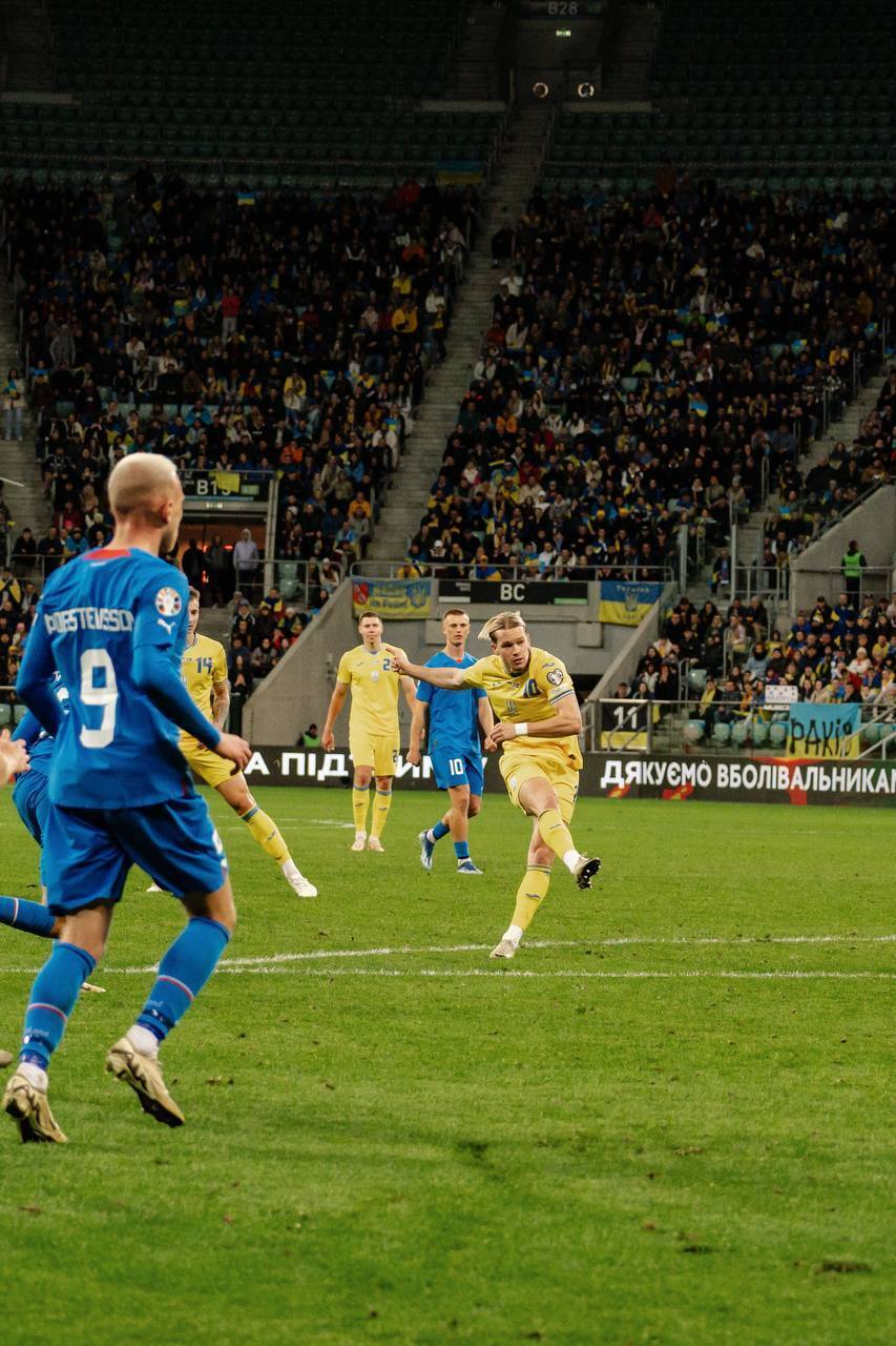 Nie Mudryk. Analitycy uznali najlepszego zawodnika meczu Ukraina - Islandia